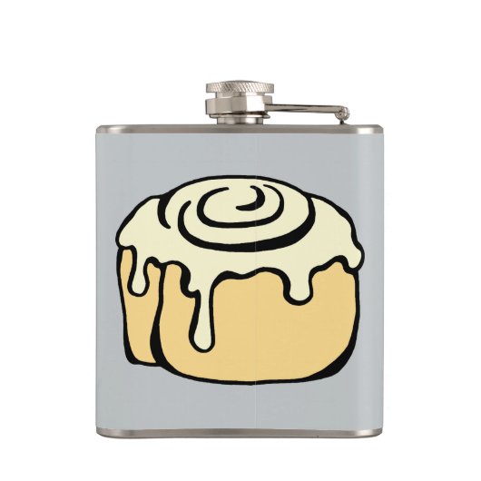 私のパンを調べてる?プンおもしろいユーモア引用文 フラスク (裏面)