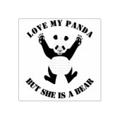 私のパンダを愛するが彼女はクマ ラバースタンプ (インプリント)