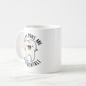 私のパンチはすべて歯牙おもしろいの塊だ コーヒーマグカップ (正面左)