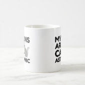 私のパンチは破局的だ コーヒーマグカップ (中央)