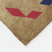 私のパーソナライズされたグランドソンへの手紙、誕生日ギフト フリースブランケット (角)