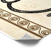 私のパーソナライズされたナース母への手紙 ポスター (角)