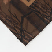 私のパーソナライズされたパパに息子からのラブレターへ フリースブランケット (角)