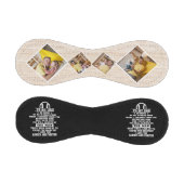 私のパーソナライズされたパパへカスタム4 Photo Collage 野球ボール (パネル)