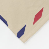 私のパーソナライズされたベストフレンドへの手紙 フリースブランケット (角)