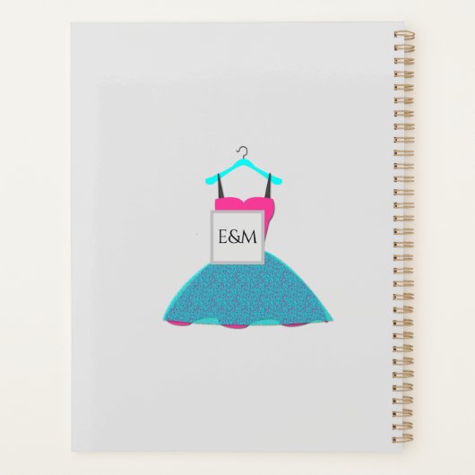 私のパーソナライズされたベビーの思い出 – Rabbit Balerina プランナー手帳 (裏面)