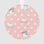 私のパーソナライズされた失った最初の歯のクリスマス オーナメント (裏面)