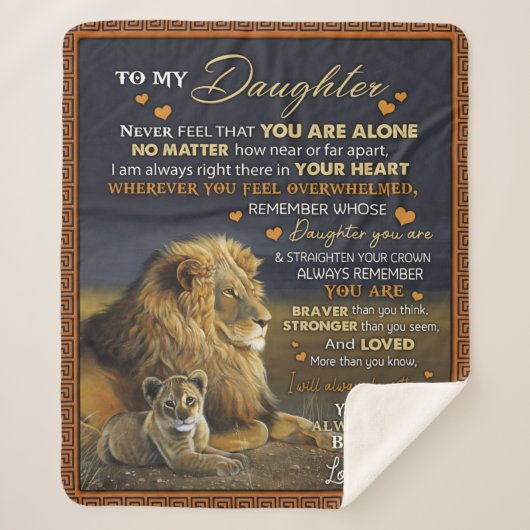 私のパーソナライズされた娘にパパ シェルパブランケット (正面)