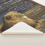 私のパーソナライズされた娘にパパ シェルパブランケット (3/4)