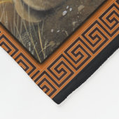 私のパーソナライズされた娘にパパ フリースブランケット (角)