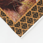 私のパーソナライズされた娘にライオン毛布 フリースブランケット (角)