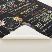 私のパーソナライズされた娘に母から愛して シェルパブランケット (3/4)