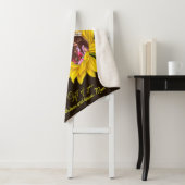 私のパーソナライズされた娘に母の夕花を愛して シェルパブランケット (インサイチュ)