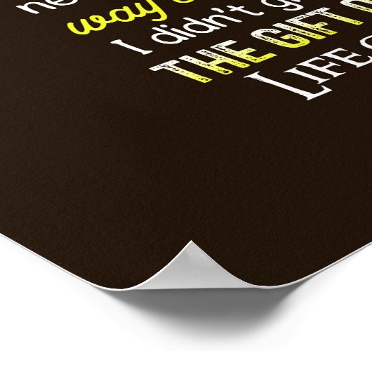 私のパーソナライズされた娘に母の夕花を愛して ポスター (角)