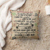 私のパーソナライズされた孫に宛てた手紙恋の孫 クッション (ブランケット)