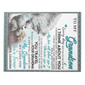 私のパーソナライズされた孫に宛てた手紙恋の孫 ノートパッド (正面)