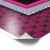 私のパーソナライズされた孫に毛布の蝶 フォトプリント            (角)