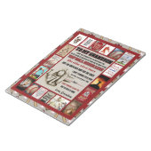 私のパーソナライズされた孫への手紙、おばあちゃんを愛する ノートパッド (アングル)