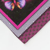 私のパーソナライズされた孫娘バタフライフリースへ フリースブランケット (角)