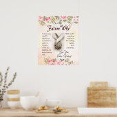 私のパーソナライズされた将来の妻への手紙 ポスター (キッチン)