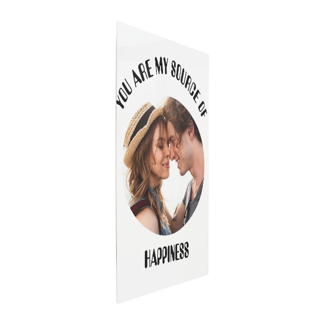 私のパーソナライズされた幸福の写真のソース メタルプリント (3/4)