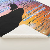 私のパーソナライズされた息子には、ママ毛布からの手紙 シェルパブランケット (3/4)