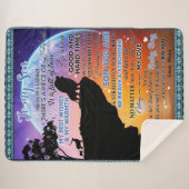 私のパーソナライズされた息子には、ママ毛布からの手紙 シェルパブランケット (正面(横))