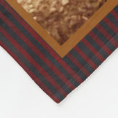 私のパーソナライズされた息子のライオンに、パパからのラブレター フリースブランケット (角)