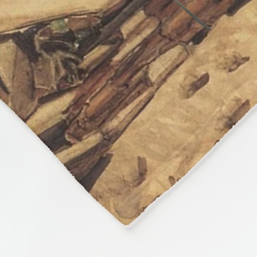 私のパーソナライズされた息子タイガーに、パパからのラブレター フリースブランケット (角)