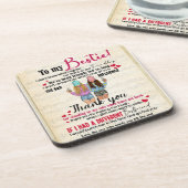 私のパーソナライズされた悩みに コースター (左側)