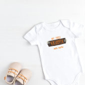 私のパーソナライズされた最初のハロウィーン ベビーボディスーツ