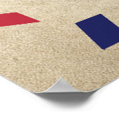 私のパーソナライズされた母に息子からのラブレター ポスター (角)