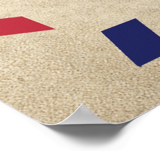 私のパーソナライズされた母に息子からのラブレター ポスター (角)