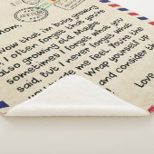 私のパーソナライズされた母の毛布への愛 シェルパブランケット (3/4)