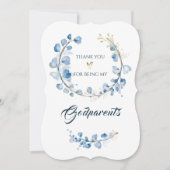 私のパーソナライズされた神様の両親ありがとう 招待状 (正面)