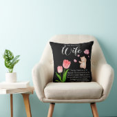 私のパーソナライズされた美しい妻に、永遠にあなたを愛しなさい クッション (椅子)