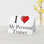 私のパーソナルトレーナー カード (黄色い花)