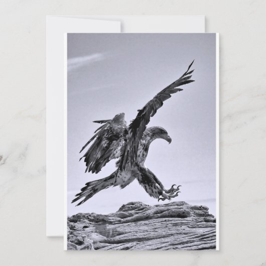 私のパーティーに飛ぶ – 招待状 (正面)