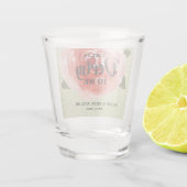 私のパーティーの好意にダービーを話す ショットグラス (裏面)