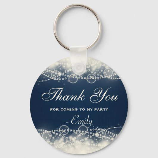 私のパーティー来に感謝する キーホルダー (正面)