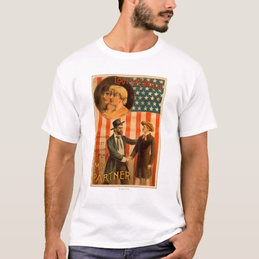私のパートナーの演劇的な演劇のルイAldrich Tシャツ (正面)