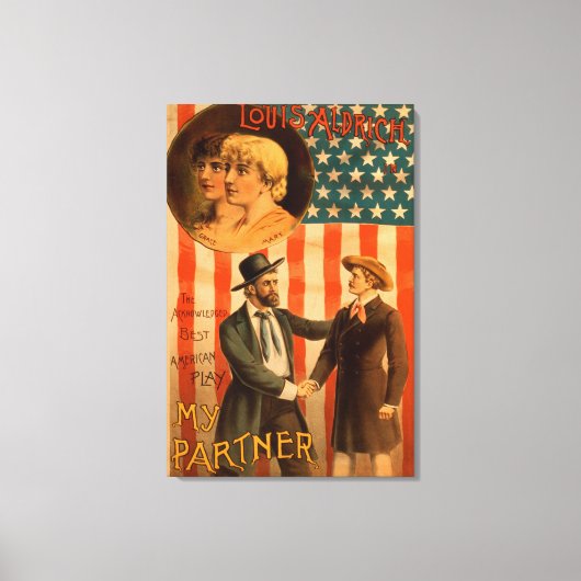 私のパートナーのLouis Aldrich劇場版遊 キャンバスプリント (正面)