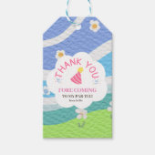 私のパー来ティー子供パーティーに感謝 ギフトタグ (正面)