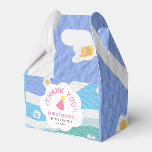 私のパー来ティー子供パーティーに感謝 フェイバーボックス (正面サイド)