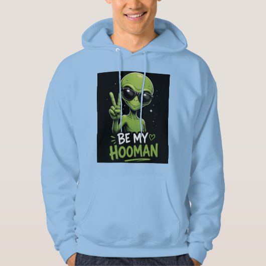 私のヒトになってください 👽 パーカ (正面)