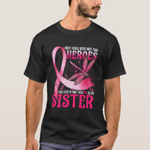 私のヒーローが衣服で妹の乳がんが選ばれる Tシャツ