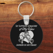 私のヒーローの記憶の中 – 脳癌 キーホルダー (正面)