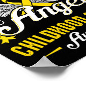 私のヒーローは今や私の天使の幼少期がん認識度 ポスター (角)