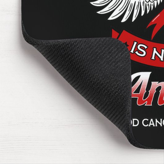 私のヒーローは今や私の天使の血がん液体腫瘍である マウスパッド (コーナー)