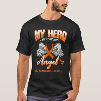 私のヒーローは今、私の天使の白血病の骨髄片である Tシャツ
